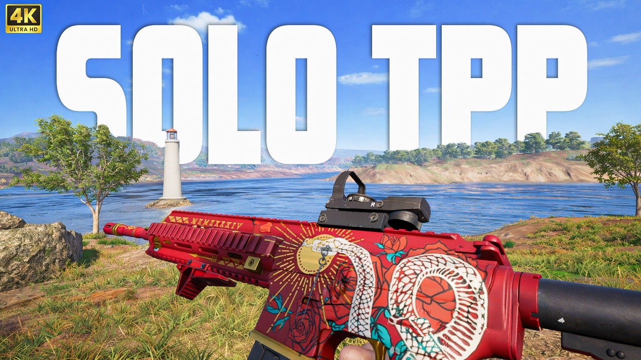 SOLO TPP DOMINATION 💀(4K RTX NO COMMENTARY )