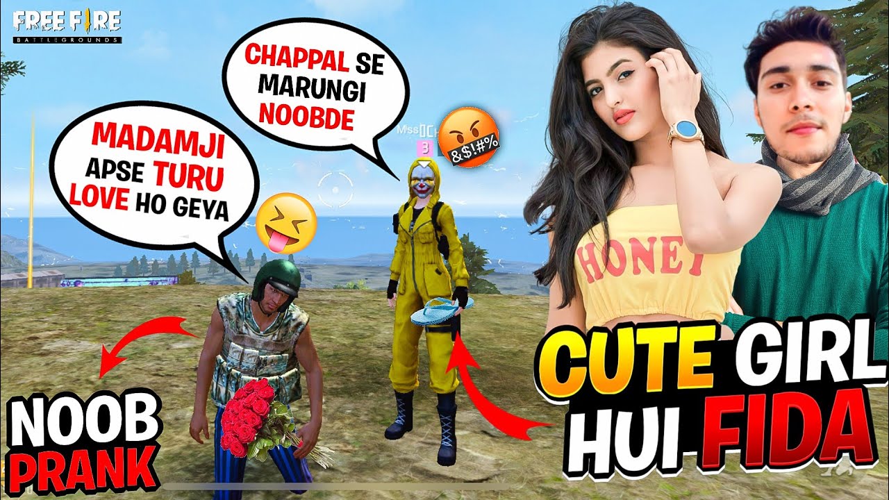 Best Funny🤣NooB Prank Random Cute GIRL 1-Tap dekh k ho Gayi Shocked & kaha GLICH😲Fir Badme hua FIDA