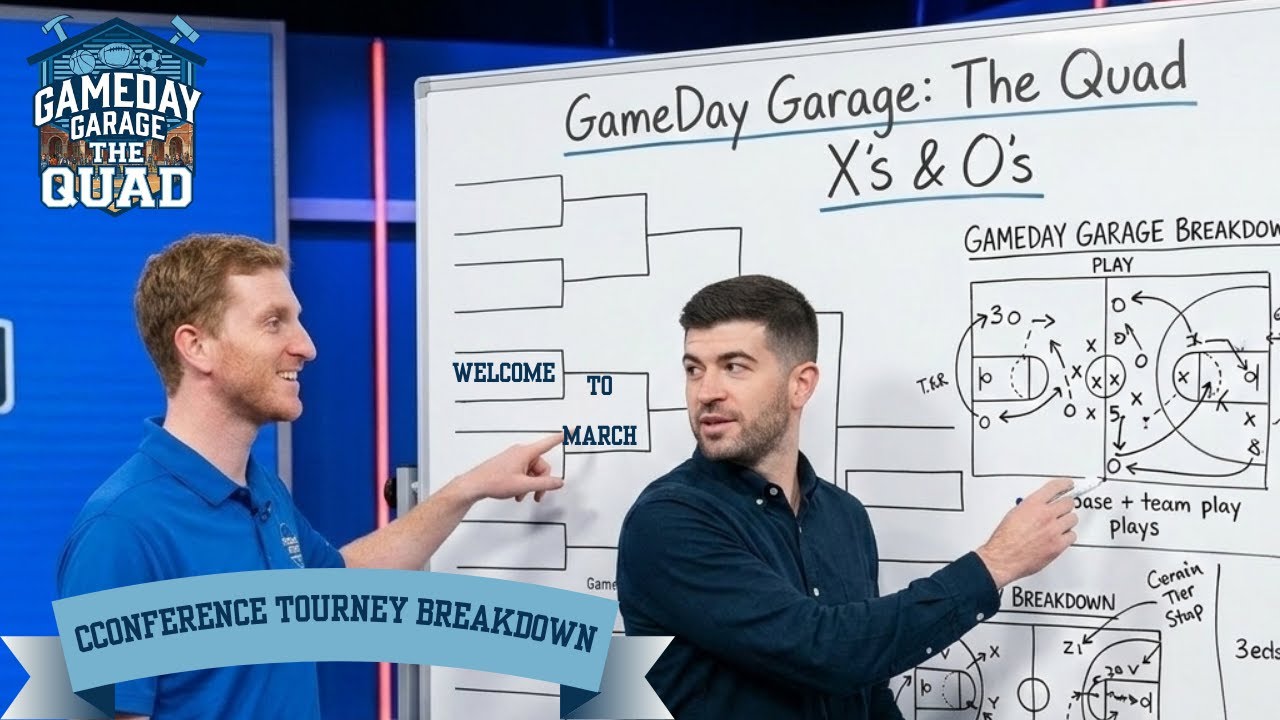 GameDay Garage: The Quad DEBUT | Conference Tourney Week Is HERE! Sleepers & Bracket Picks