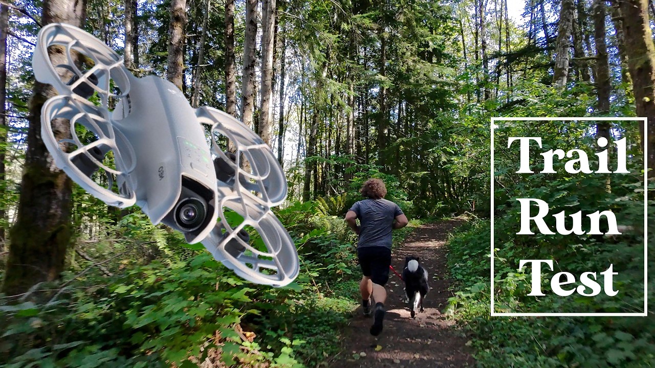 Trail Running with the DJI Neo- Subject Tracking and Obstacle Avoidance Test