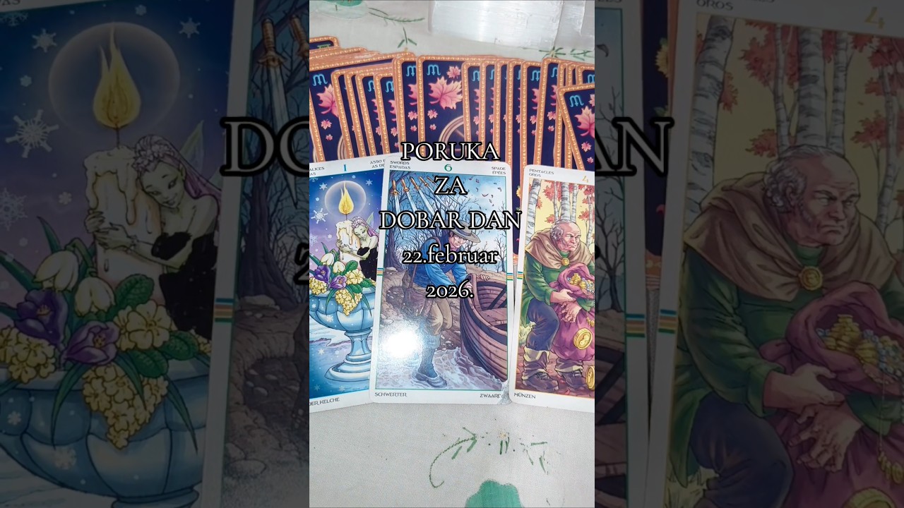PORUKA ZA DOBAR DAN 22.FEBRUAR 2026 #tarot #tarotcards #tarotreader #tarotreading #tarotonline