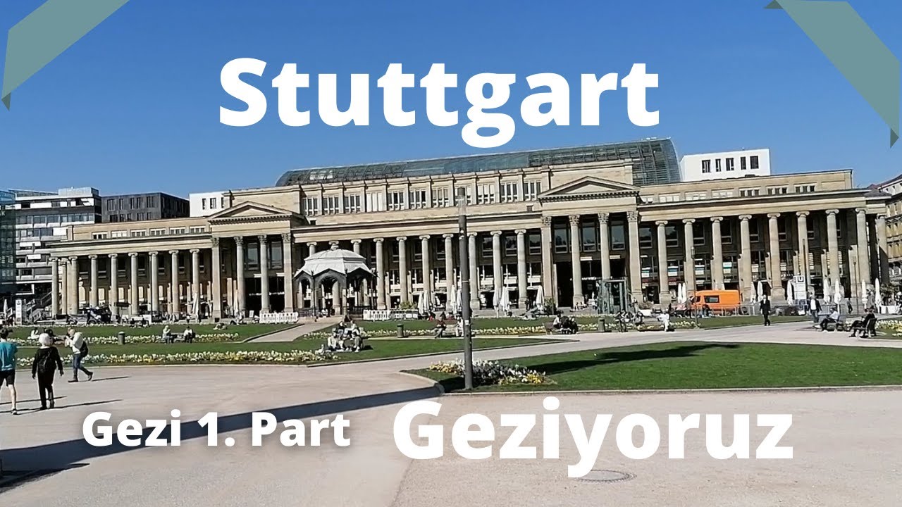 🇩🇪Almanya gezi Stuttgart 1 🌍, Stuttgart geziyoruz 🚝 Almanya yaşam, Almanya yasam