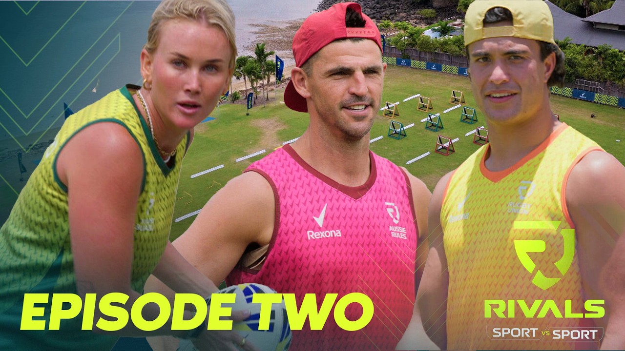 The Teams battle an obstacle course to test: AGILITY 👟 Which nimble code takes out a thriller Rd 2?