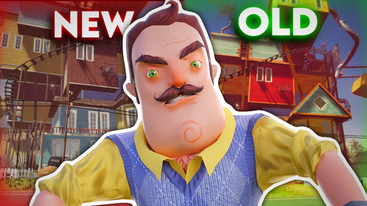 WHAT If Hello Neighbor KEPT Its OLD ART STYLE? (Old Art Style Mod)