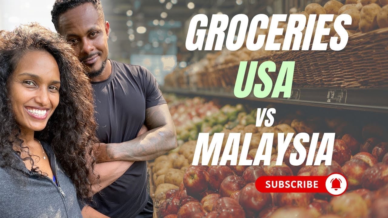 Grocery Shopping in Malaysia 🇲🇾 vs USA 🇺🇸 — You Won’t Believe These Prices!