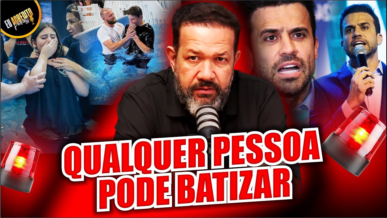 PASTOR SEZAR CAVALCANTE SE POSICIONA E FALA QUEM PODE BATIZAR ALGUÉM NAS ÁGUAS