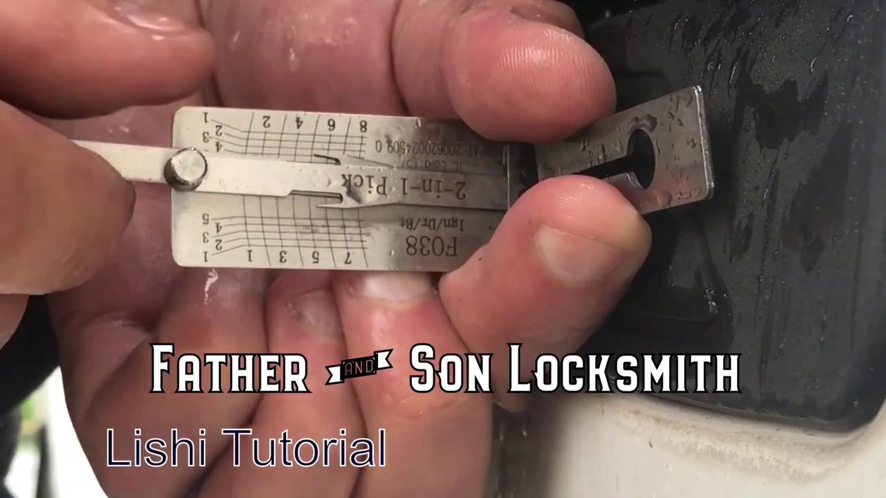 How To Use A Lishi Pick & Decoder For Ford 8 Cut Locks