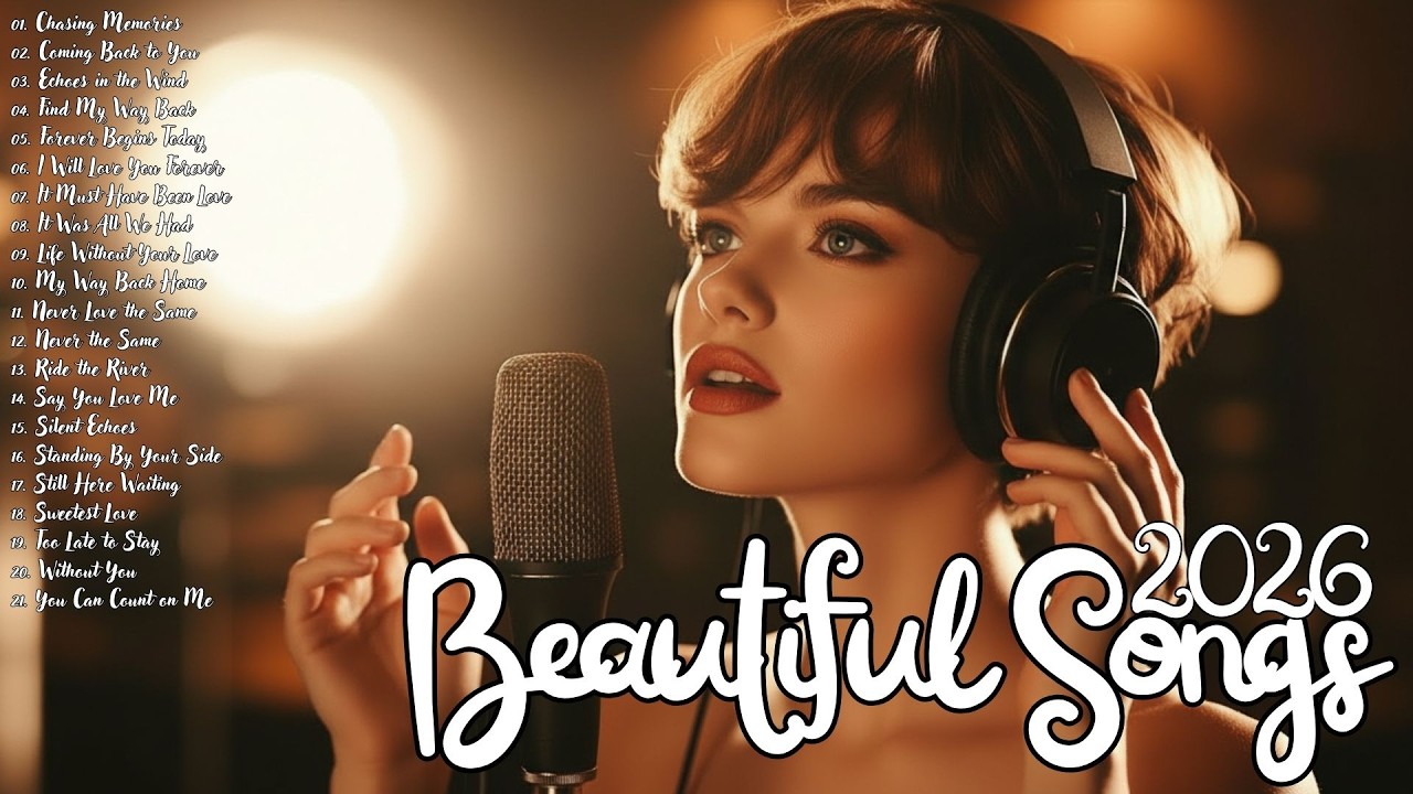 Love Songs Playlist 2026 💗 Calm, Sweet & Emotional Melodies
