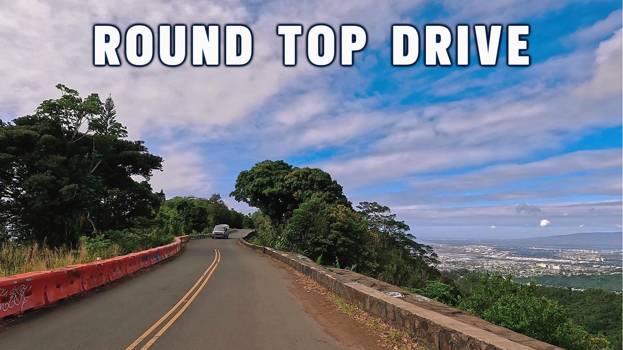 Round Top Drive & Tantalus Drive | Scenic Honolulu Mountain Drive 4K