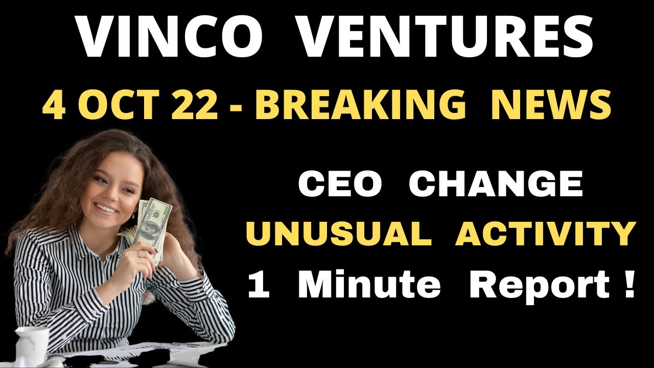 Vinco Ventures Stock News | BBIG Stock Analysis | CEO Announcement & Unusual Activity Review !