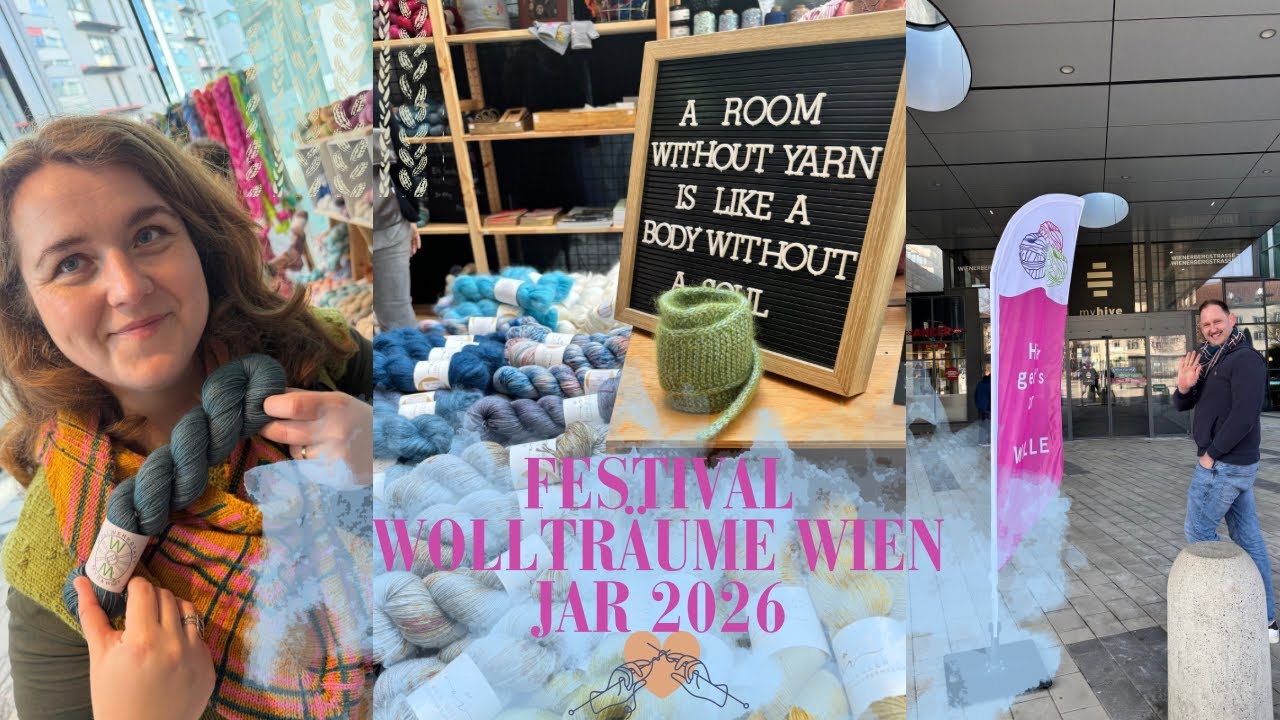 Jarný festival priadze Wollträume Wien 2026 🧶