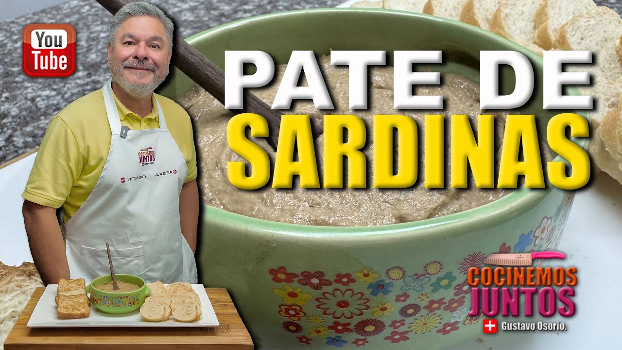 Como hacer PATE DE SARDINAS muy fácil y rápido