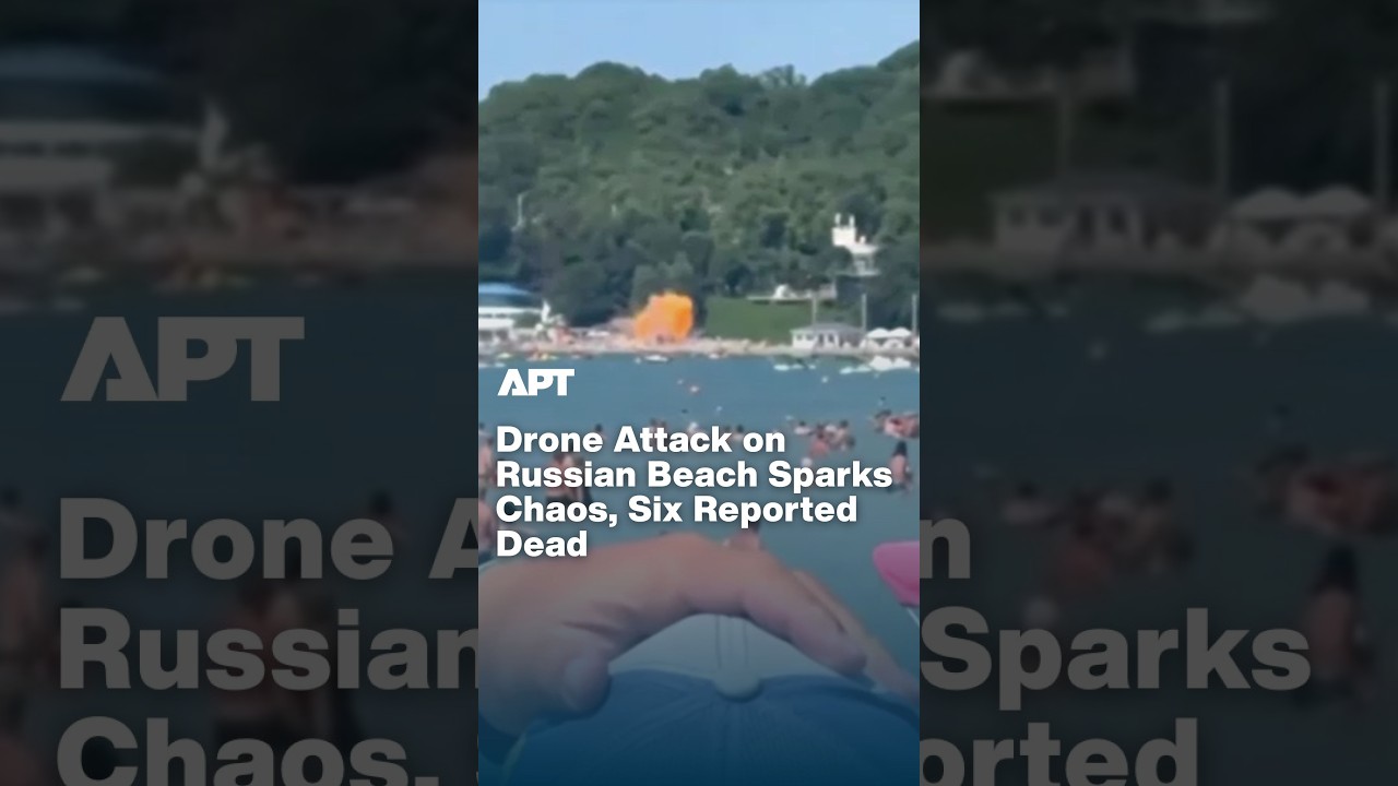 WATCH | Russia Reports Deadly Drone Strike at Popular Beach | APT