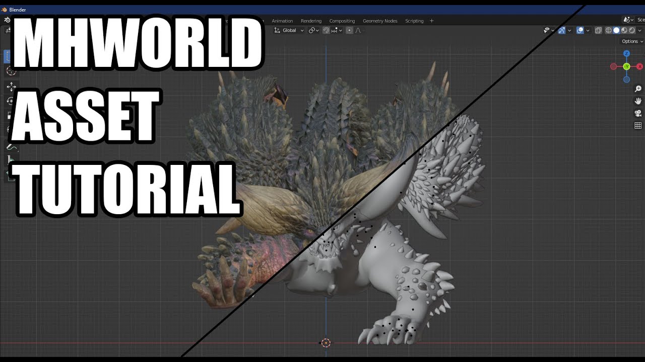 Monster Hunter World / Iceborne Model and Animation Ripping Tutorial