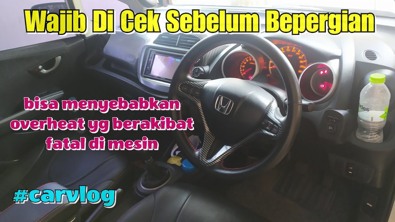 #carvlog | CARA CEK KIPAS RADIATOR & KIPAS AC #jazzrs #jazzge8 #hondafit