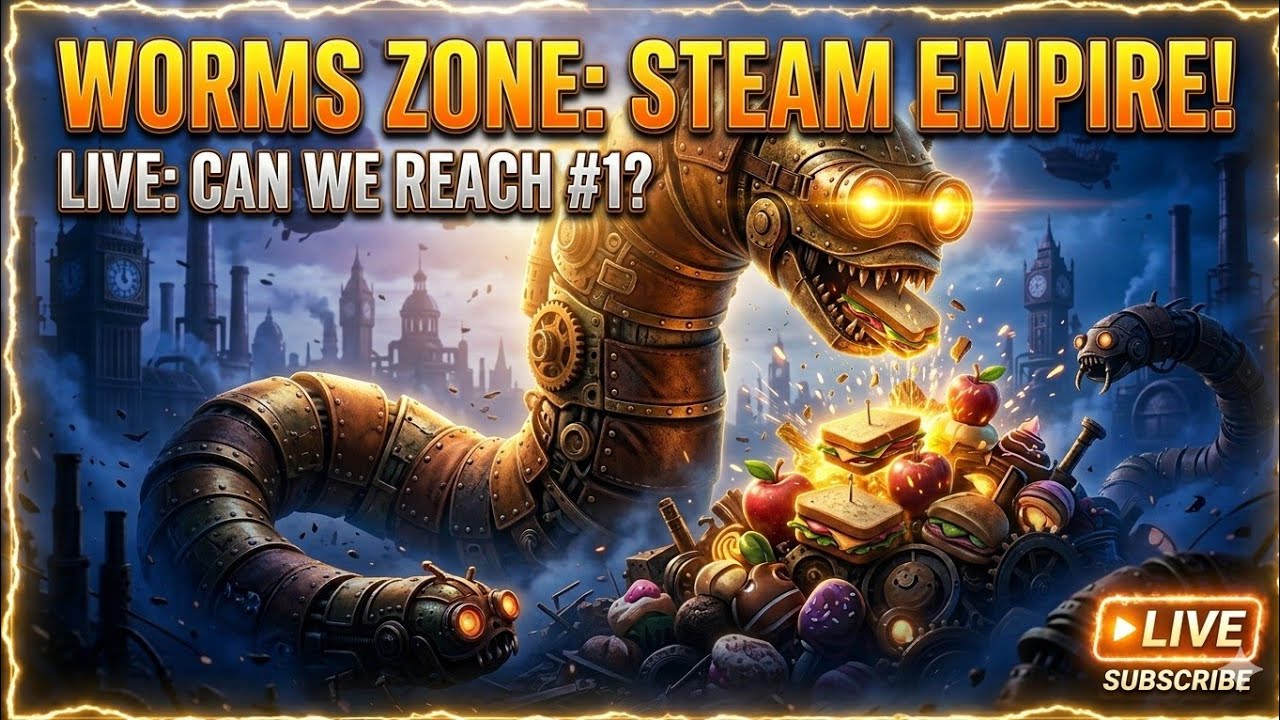 THE BIGGEST MECHANICAL BEAST! 🍎 Worms Zone Epic High-Stakes Gameplay