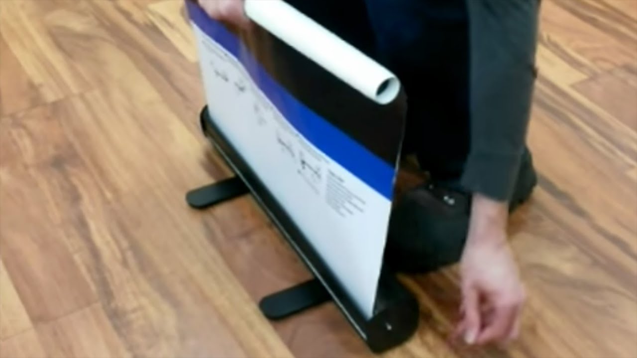 How to Replace a Banner in a Retractor Banner Stand