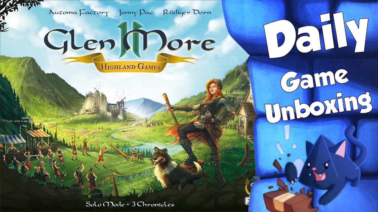 Glen More II: Highland Games - Daily Game Unboxing