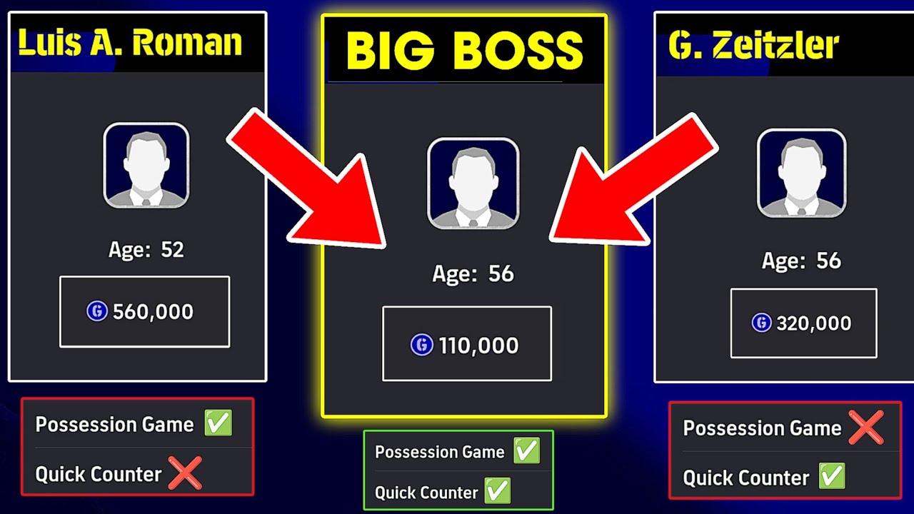 100% best manager in efootball 2024 mobile 🔥❤️ QUICK COUNTER + POSSESSION GAME Playstyle Manager