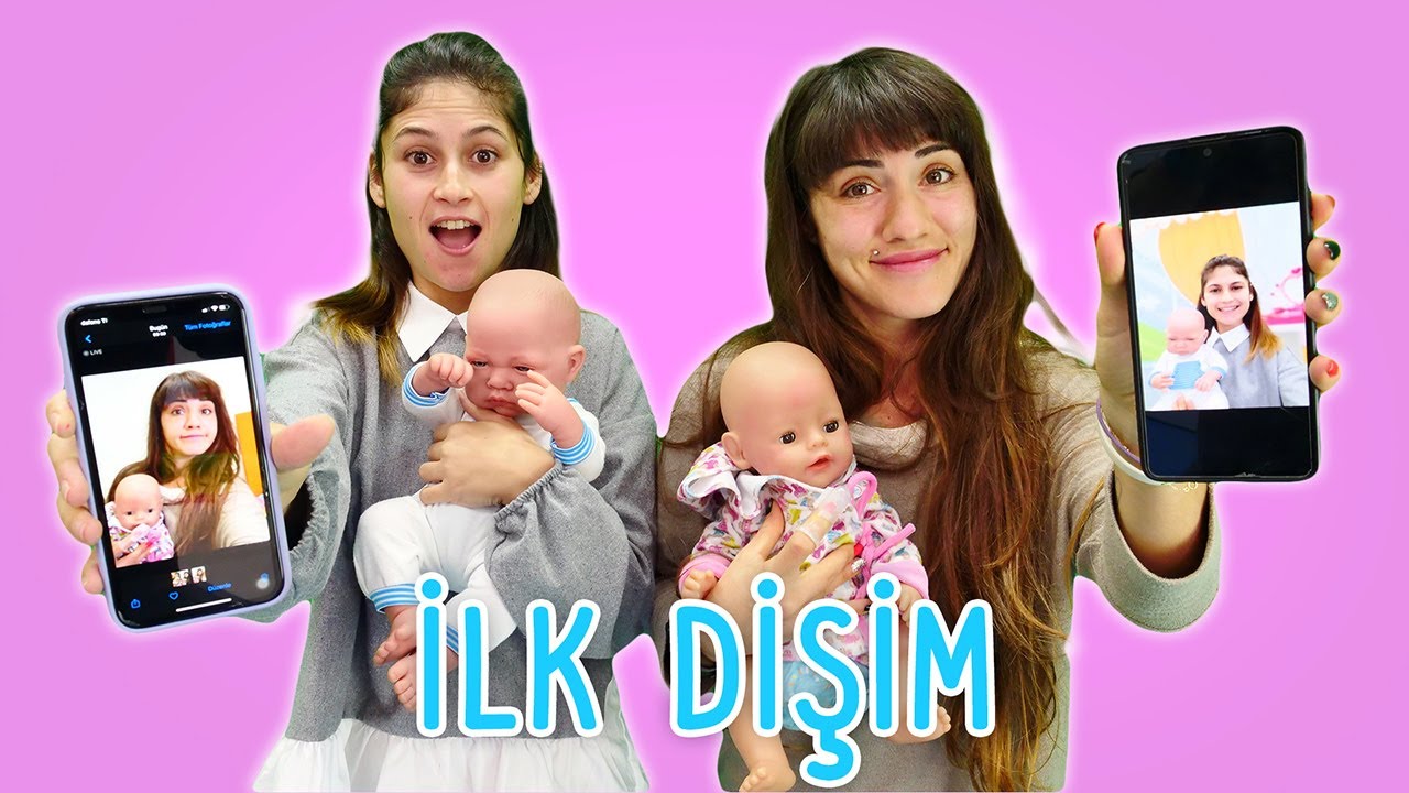 Baby Born bebekleri ile çocuk videosu. Bebek bakma oyunu. Ali bebek diş çıkartıyor!
