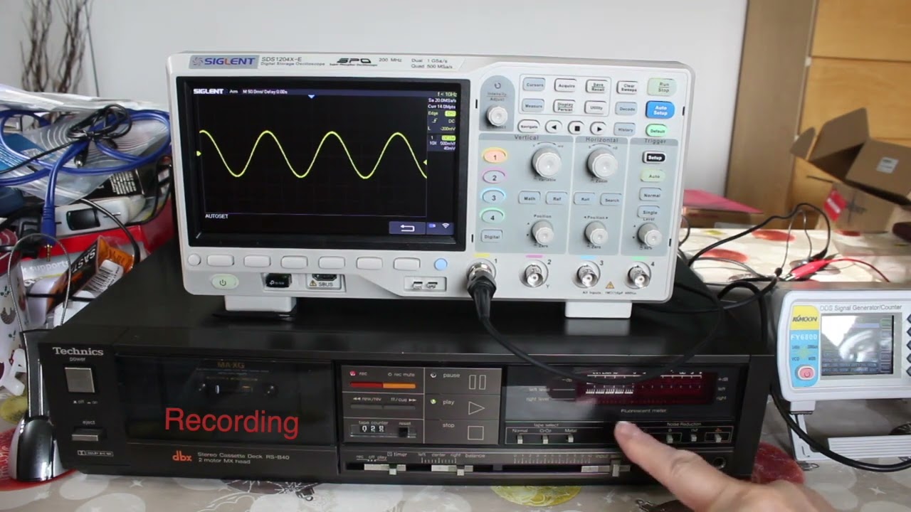 Technics Compact Cassette Recording Demonstration