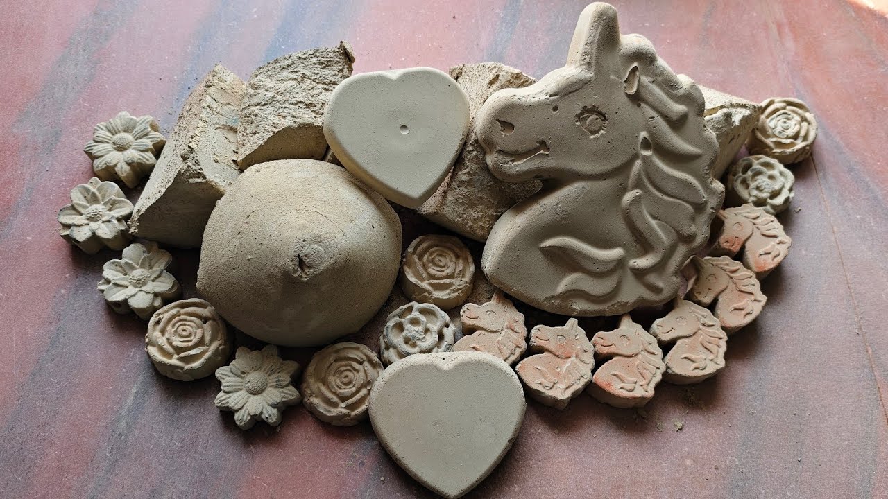 Masterpiece cotton soft pure mud dirt crumbl on floor dusty #purecement #clay #muddirt #asmrsounds 
