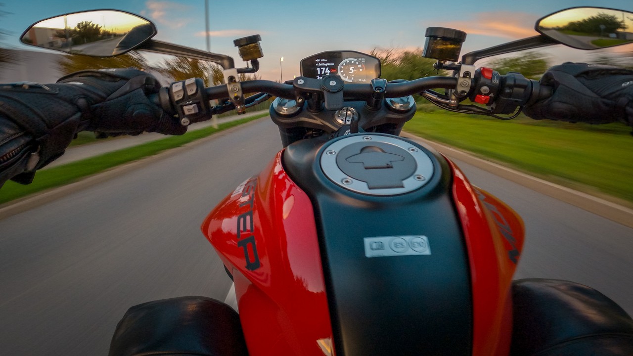 Ducati Monster 937 Power Wheelies – POV | RAW Engine Sound