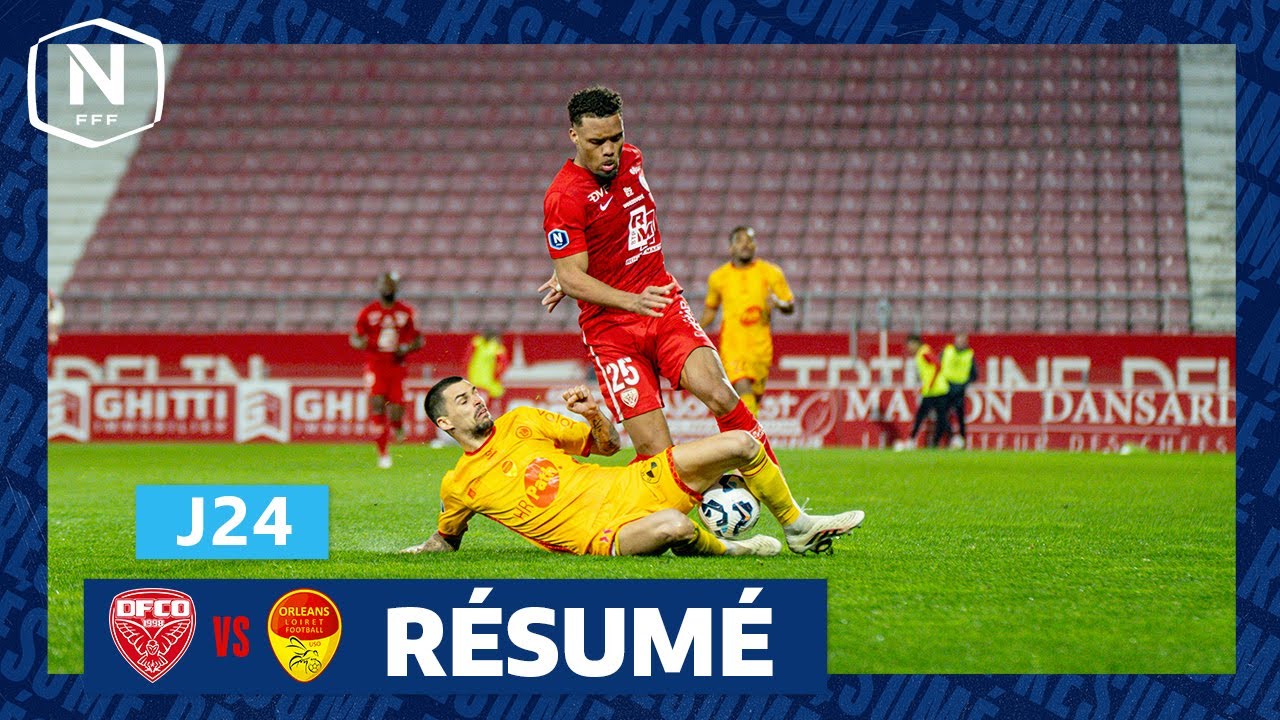J24 | Dijon FCO - US Orléans LF (2-2), le résumé I National FFF 2024-2025
