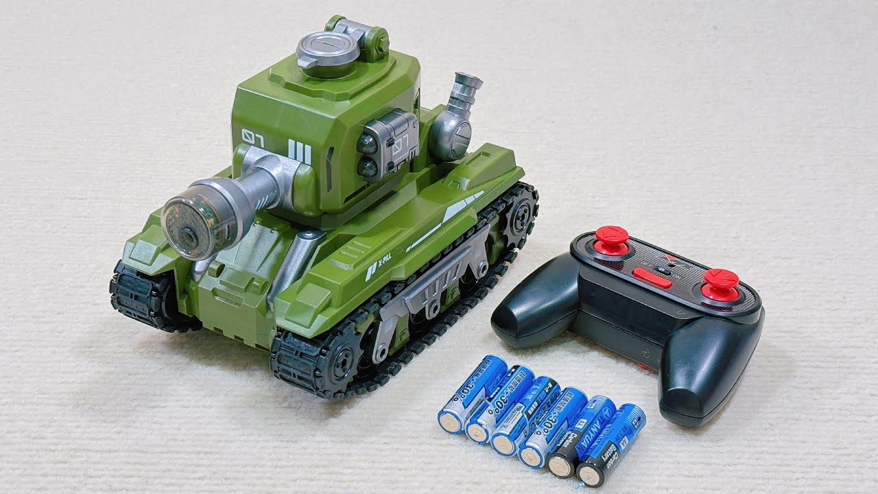 Unboxing remote control police car, spray stunt car, tank, business car.