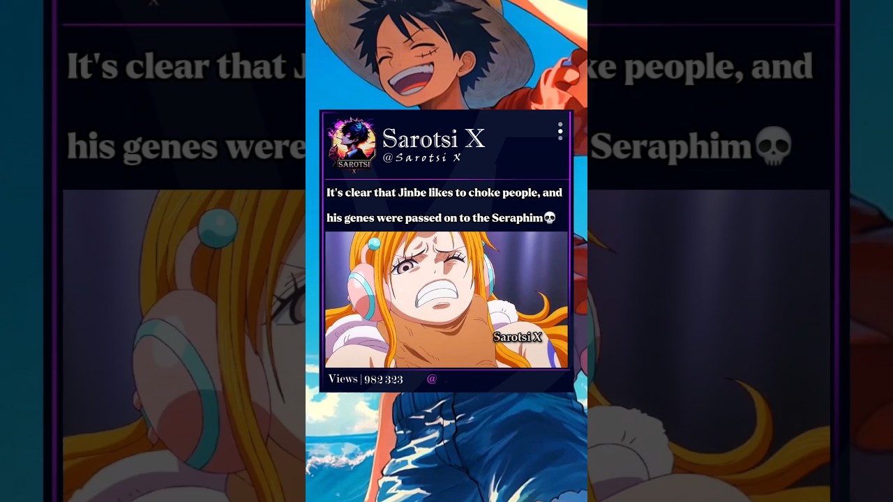 Jinbe likes to choke people #jinbei #luffy #nami #onepiece