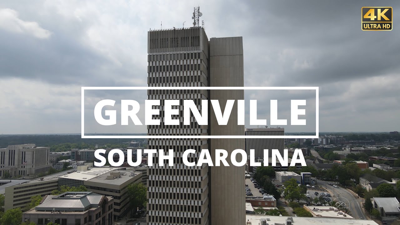 Greenville, South Carolina - [4K] Drone Tour
