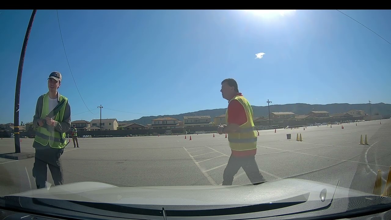 GR86 autocross training and mock race