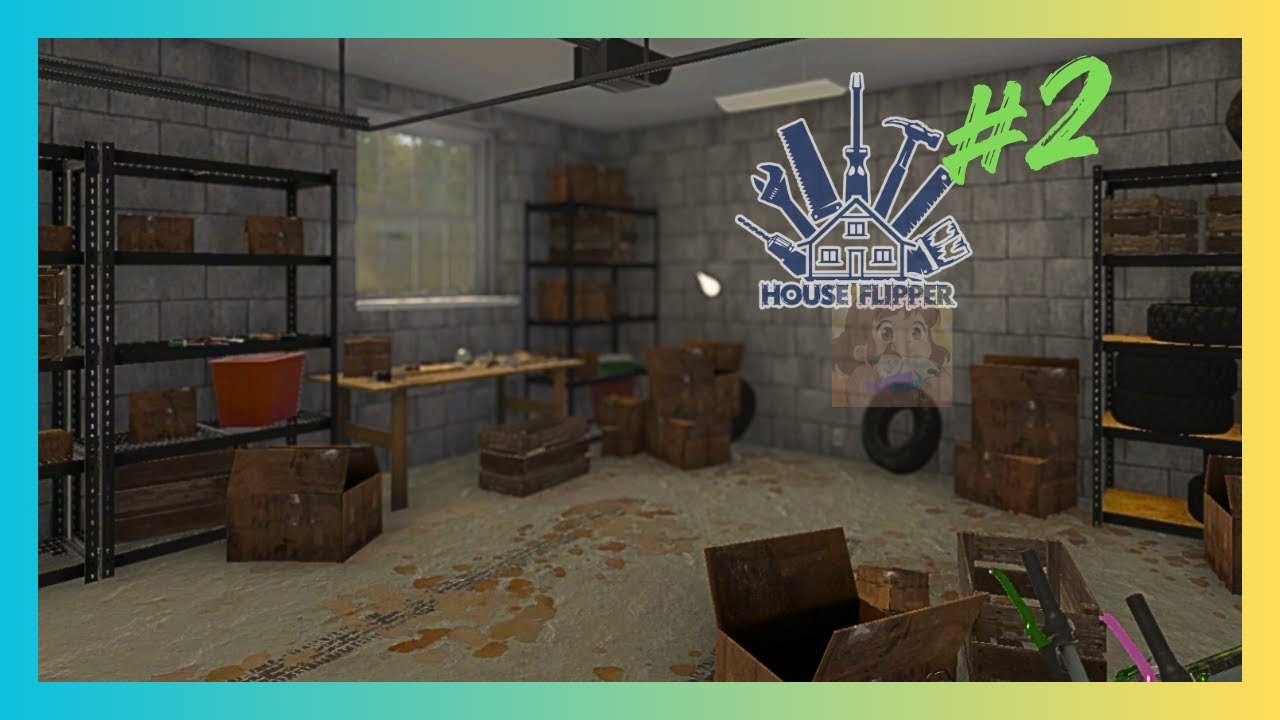 Garage Deep Clean! | Limpieza profunda de la cochera 🚗 House Flipper - Luzbe Play
