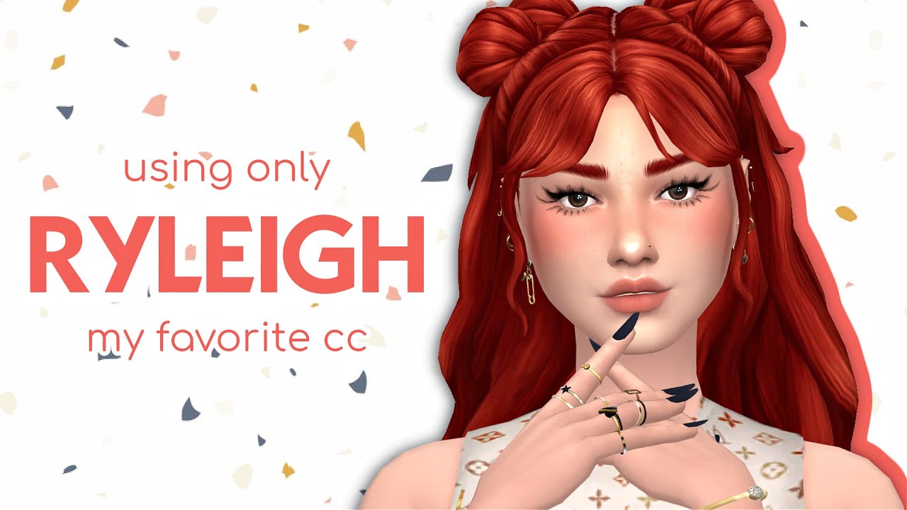 CREATING A SIM USING *ONLY* MY FAVORITE CC | Sims 4 CAS + cc list!