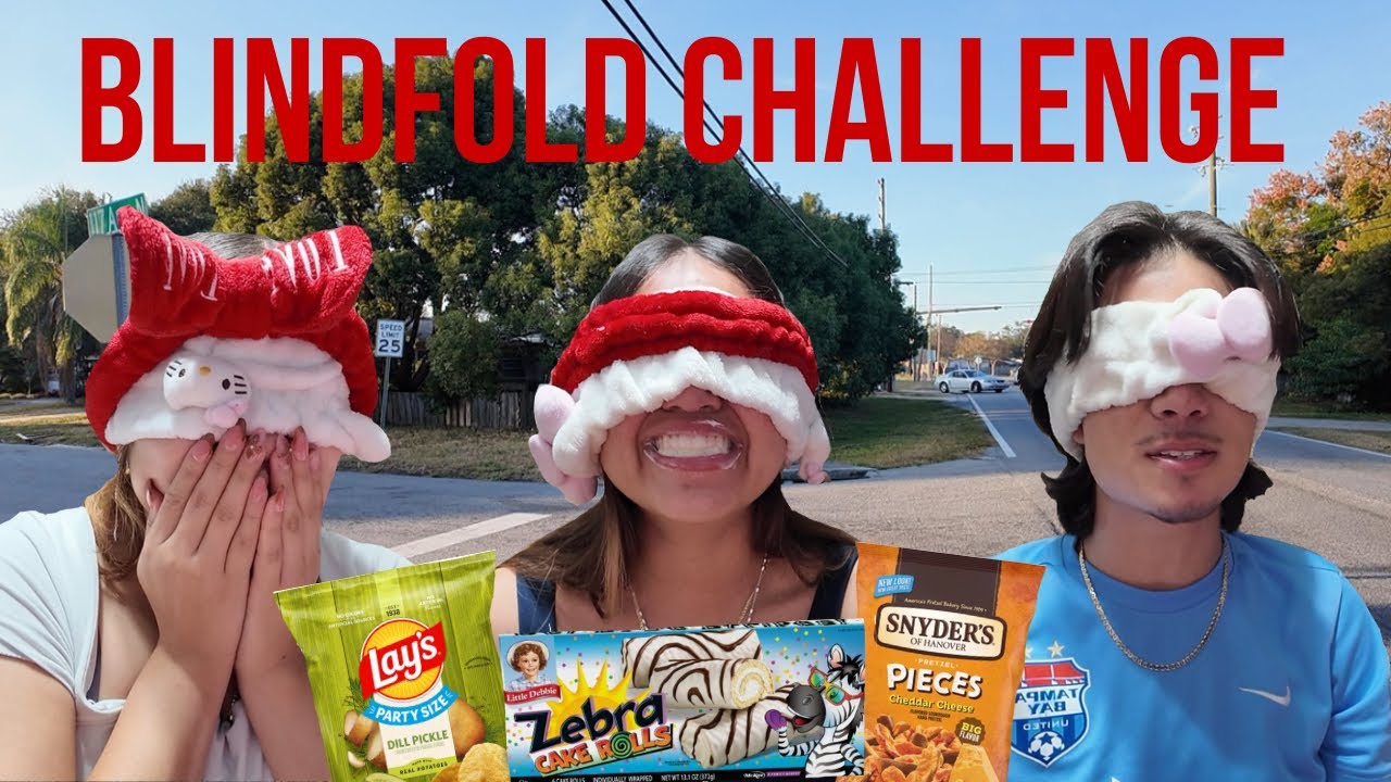 SENIOR diaries ep 2:  BLINDFOLD snack challenge 