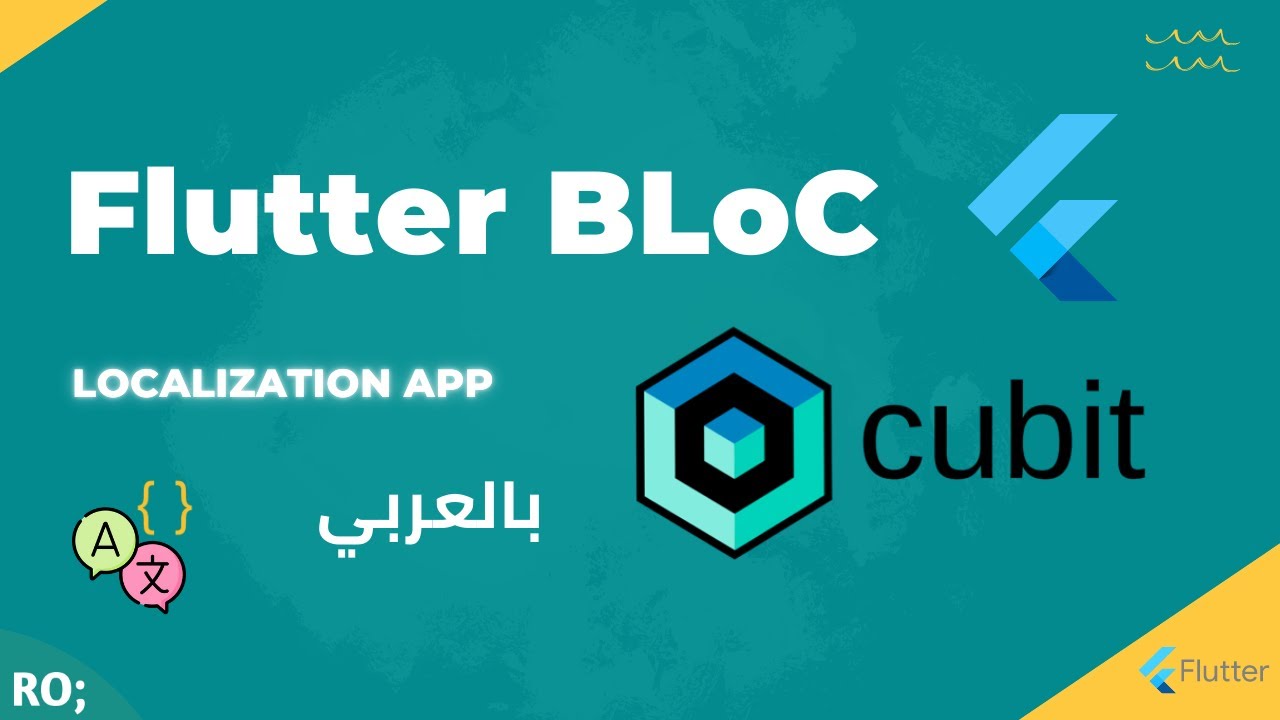Flutter Bloc Library Tutorial - Cubit - Localization App