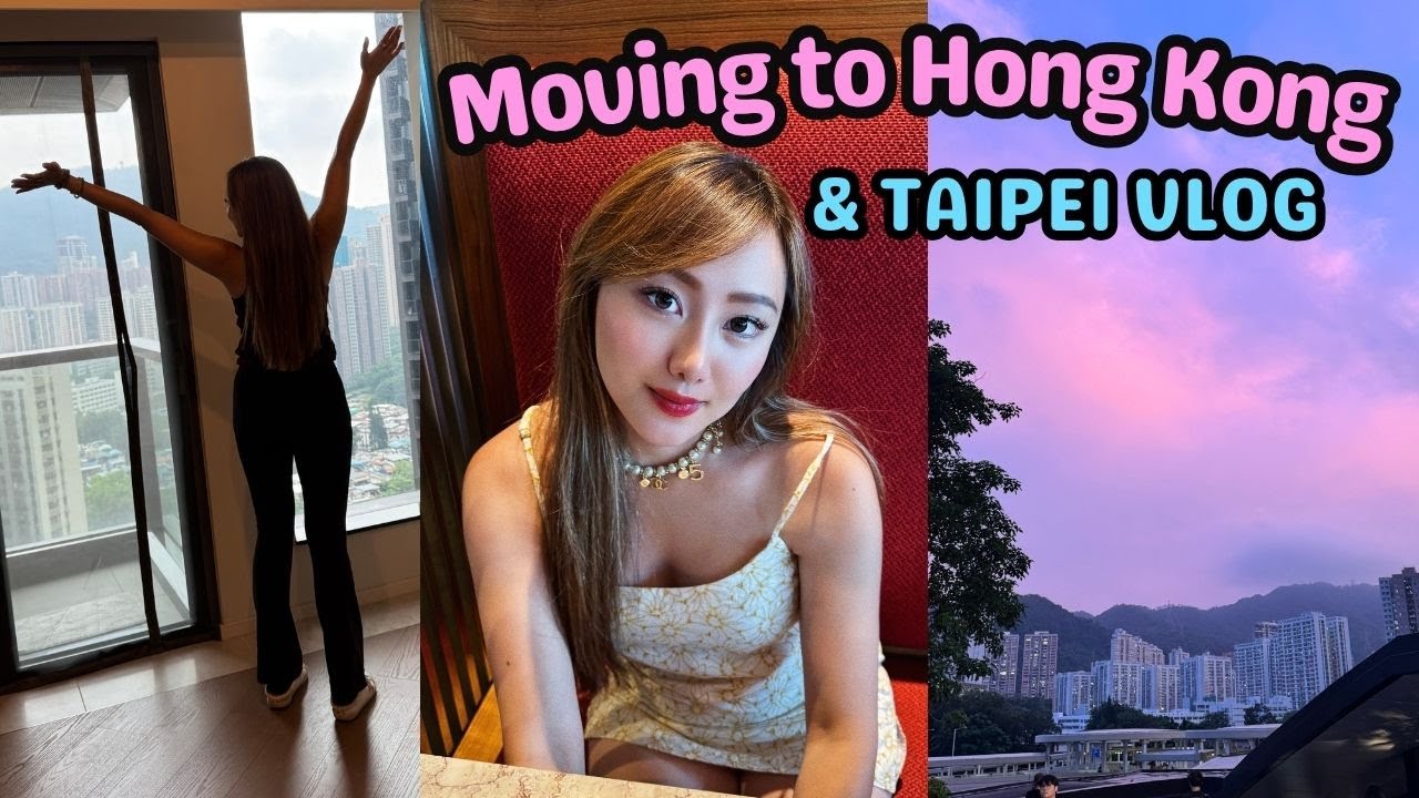 I MOVED TO HONG KONG!🇭🇰 Empty Apartment Tour🏡 & Taipei summer vlog☀️