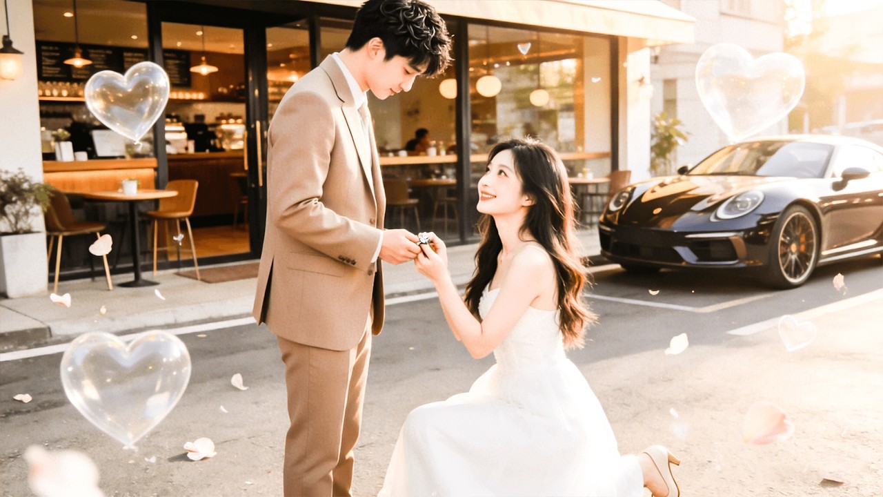 領證當天未婚夫出軌，她當場求婚路邊四十歲大叔，怎料他竟是權勢滔天的帝國總裁，一眼被她的靈魂打動，婚後對她溫柔極盡寵愛#短劇 #全集 #甜寵 #熱播