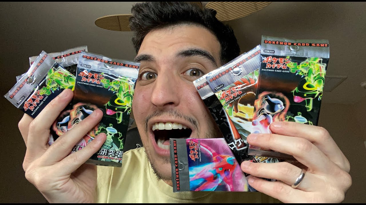 Opening 4x Vintage Japanese EX Booster Packs!!