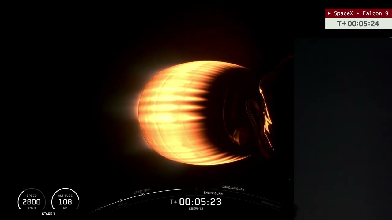 SpaceX Crew 12 Launch