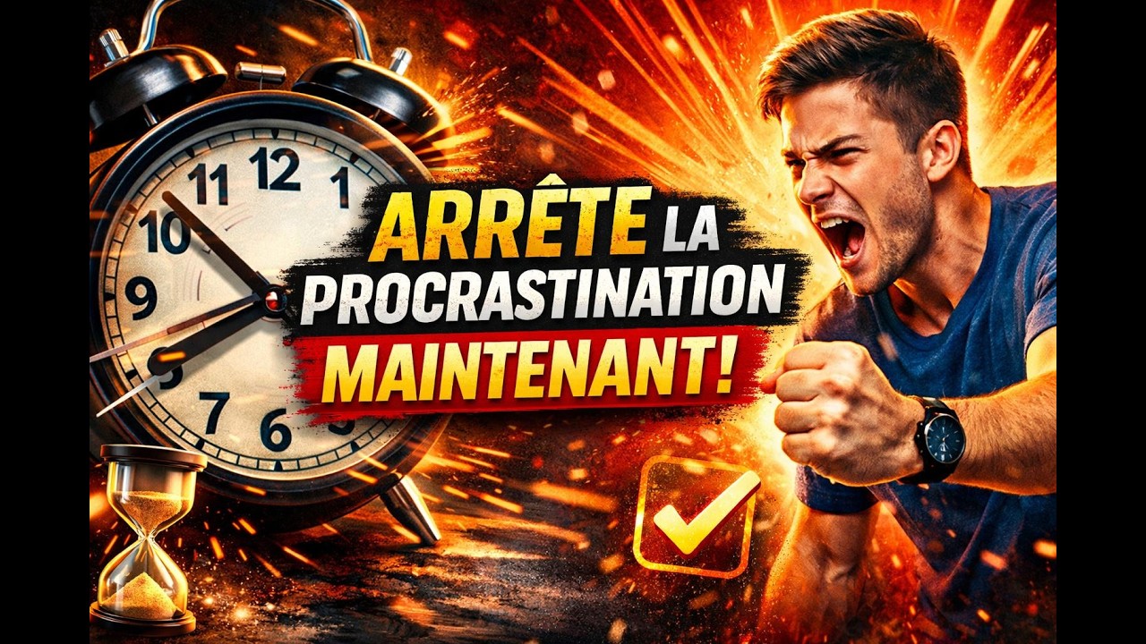 Arrête de procrastiner maintenant !