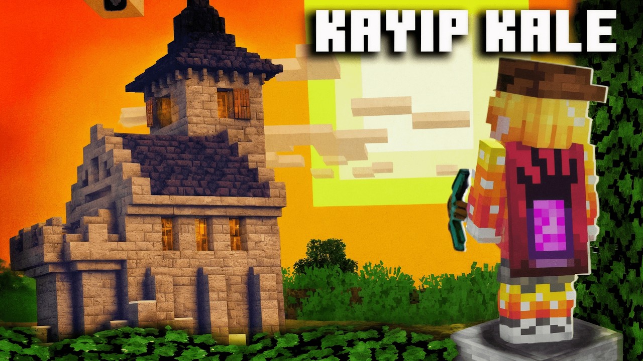 Minecraft UÇURUMDAKİ KAYIP KALEDE Hayatta Kalmaya Çalıştım!