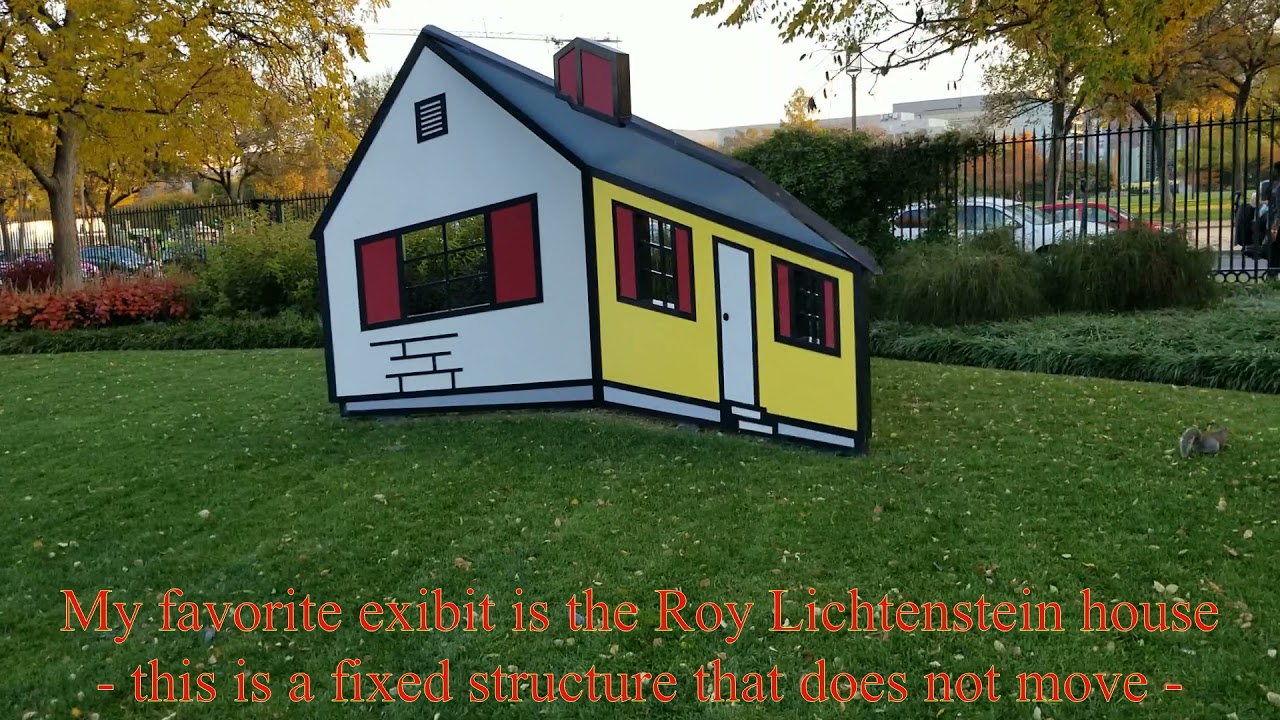 Roy Lichtenstein House optical illusion Amazing😲 Washington DC - National Mall in HD