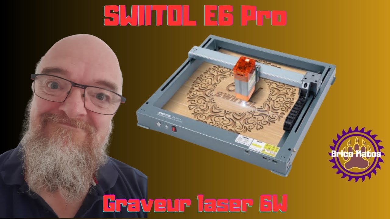 SWIITOL E6 Pro Graveur laser 6W pour de la gravure fine !