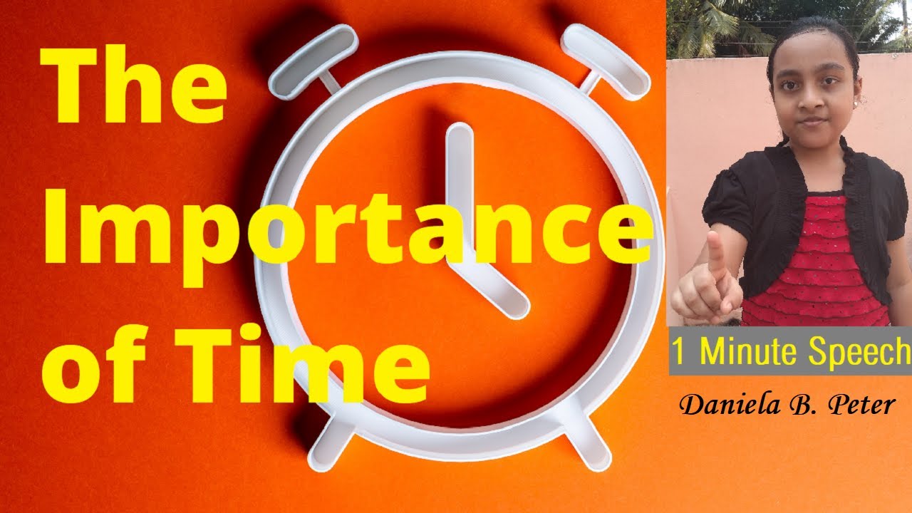 1 Minute Motivational Speech on the Importance of Time | Daniela B. Peter