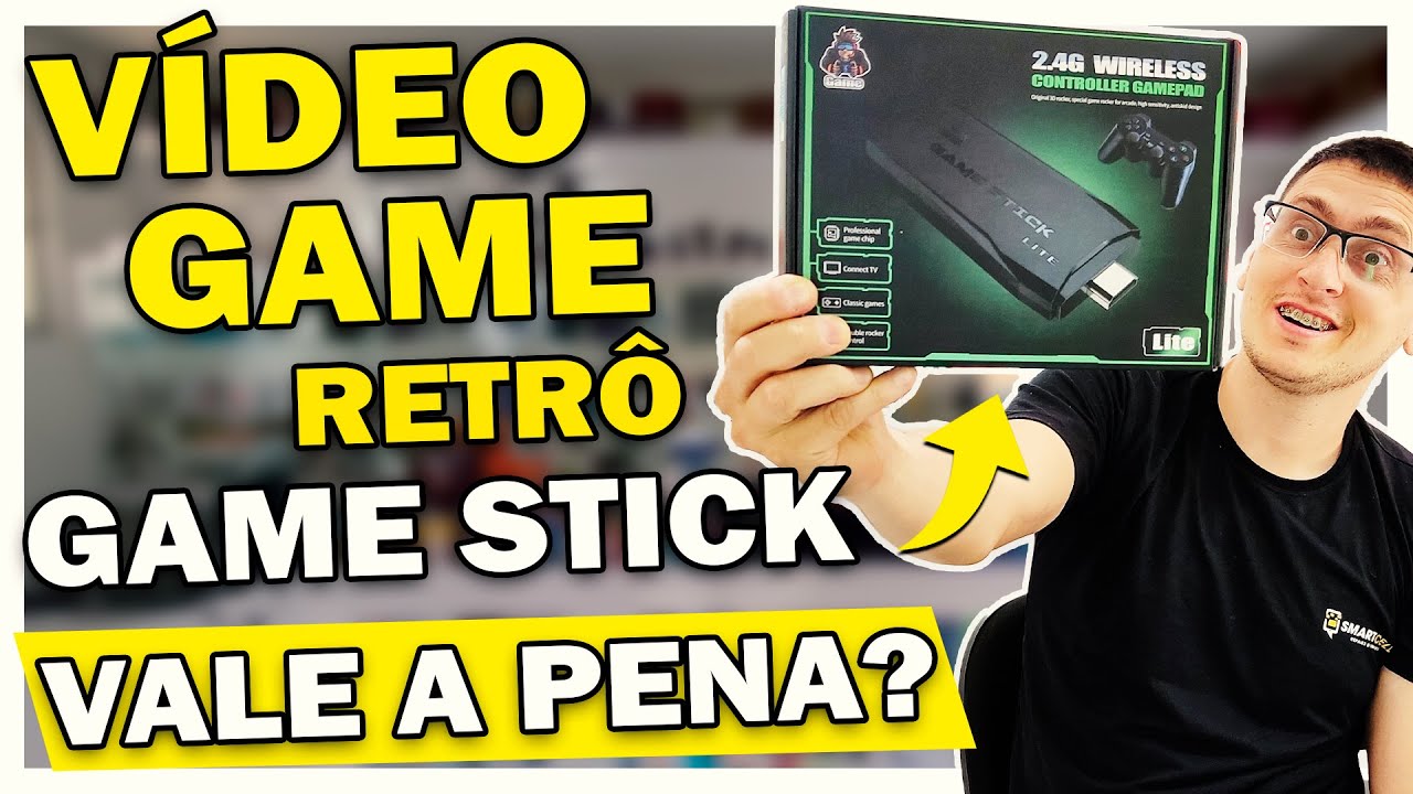 Video Game Retrô Game Stick Lite - é bom? Unboxing e Review