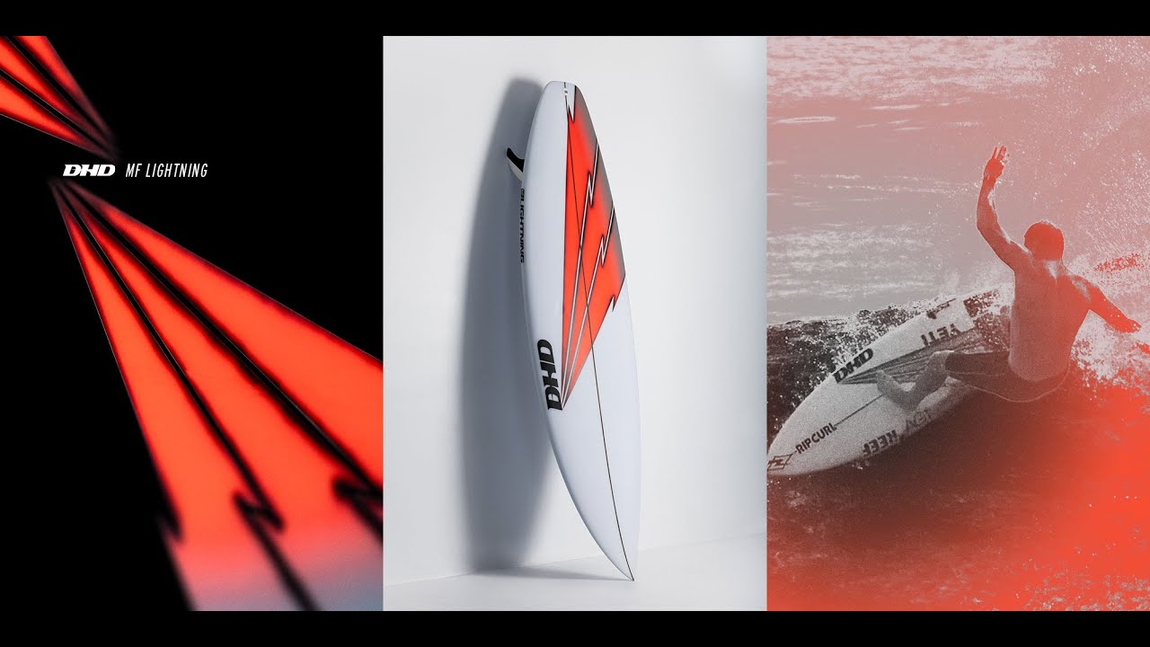 Mick Fanning surfing at Lowers Trestles on his new model - MF Lightning