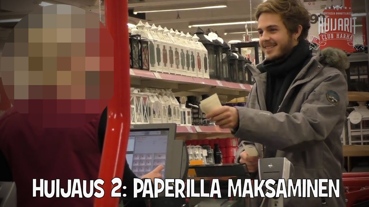 Huijarit maksavat rahan sijasta tyhjillä papereilla kaupoissa!