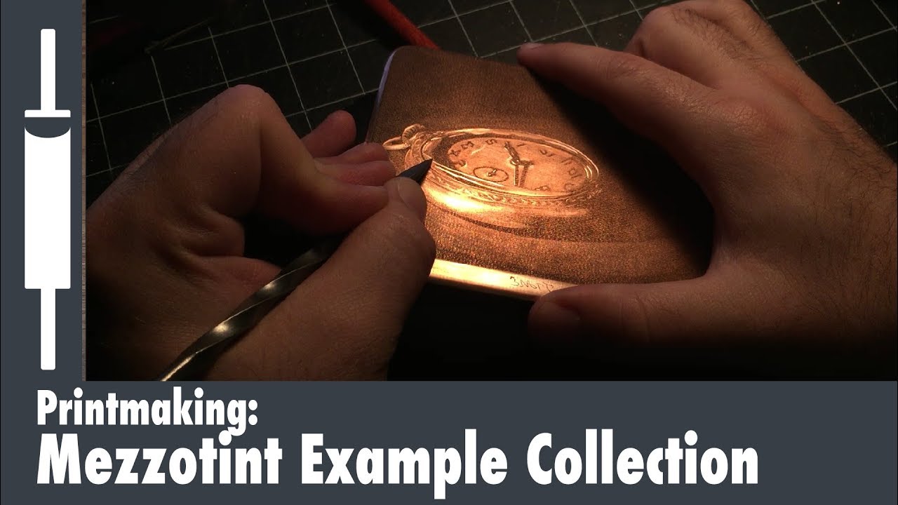 Huge Mezzotint Printmaking Project - Start to finish
