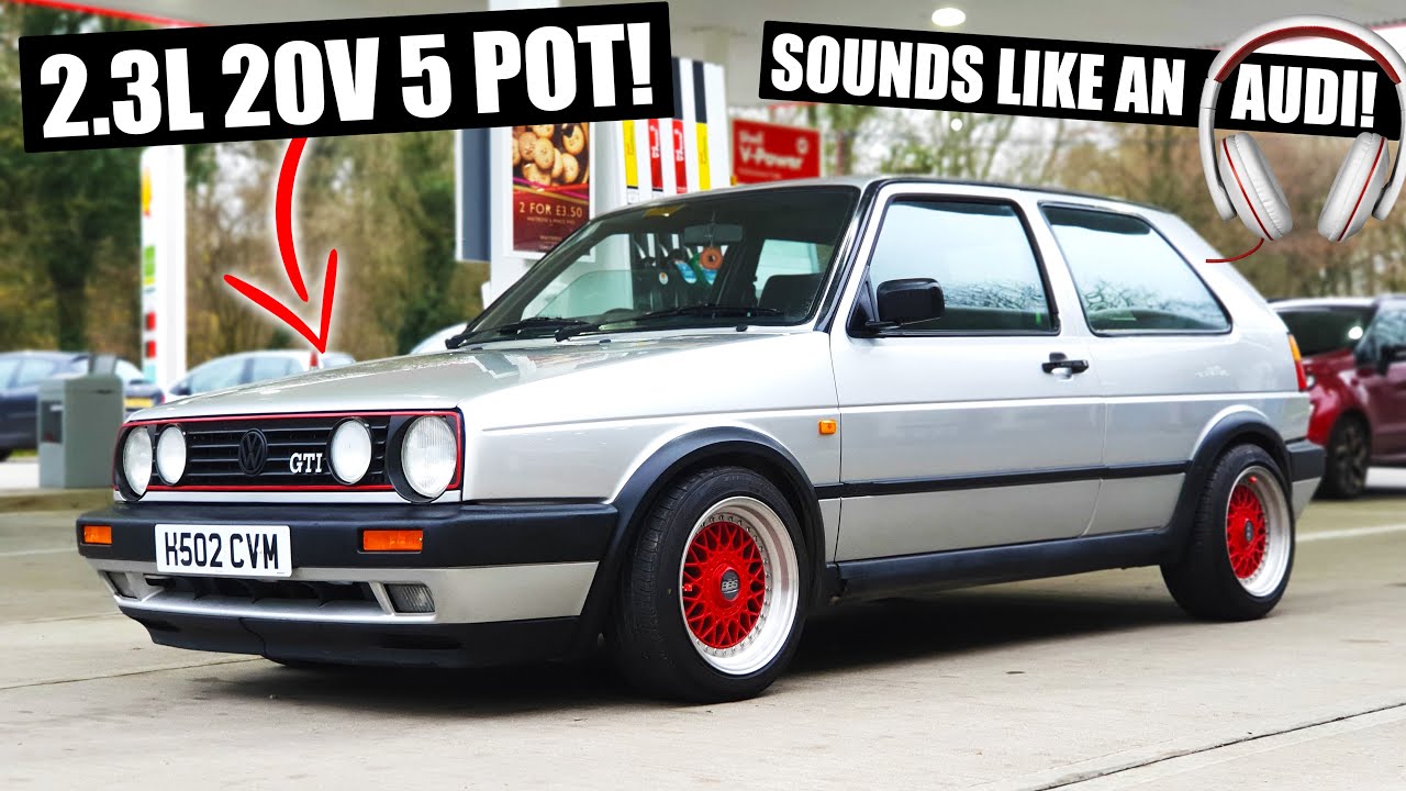 🐒 5 ЦИЛИНДРОВЫЙ ДВИГАТЕЛЬ ПЕРЕСТАВЛЕН НА VW GOLF GTI MK2 — ЗВУЧИТ БЕЗУМНО!